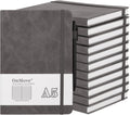 OnMove Notebooks Journal for Women Men 12 Pack Bulk Leather Hardcover