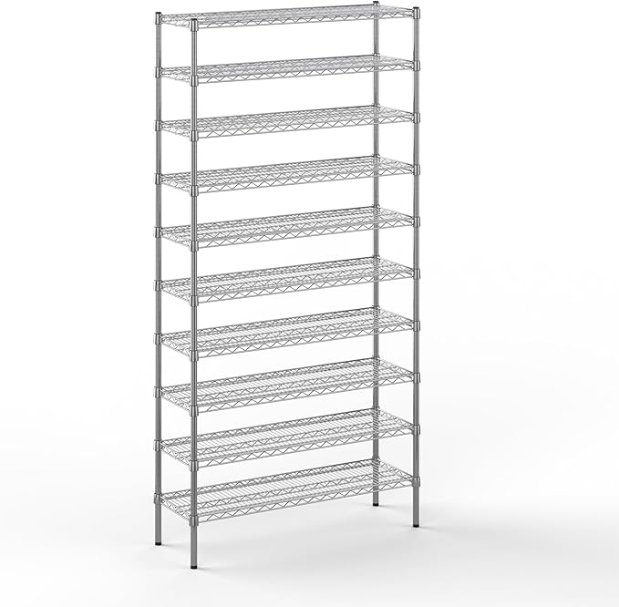 Regal Altair 14" Deep x 42" Wide x 86" Height Wire Shelving Kit | 10-Tier | NSF by Regal+Altair