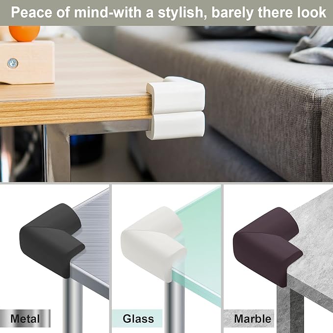 8 Pack Soft Corner Protector Baby Proofing Edge and Corner Guards, Safety - Image 8