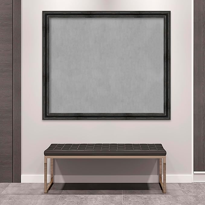 Amanti Art Black Framed Magnetic Board 45x53 Oversize Vision Board - Image 5