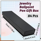 Olutacot 84 Pcs Pen Gift Boxes Empty Black Ballpoint Pen Gift Box - Image 2