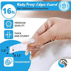 15ft Transparent Soft Edge Guard & Self-Stick Corner Protectors - Image 3