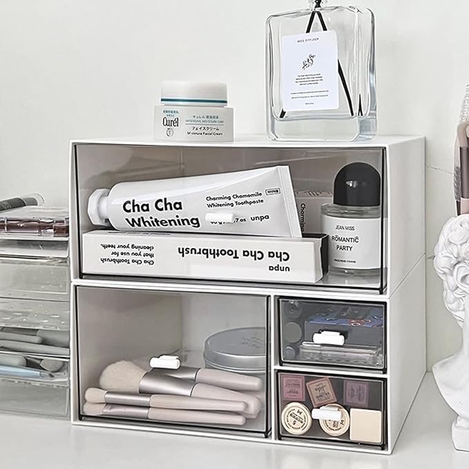 Desk Organizer Stackable Storage Drawers - Image 2