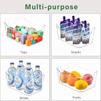 AntStep 12 Pack Clear Plastic Storage Bins, Pantry Organizers and Storage - Image 5
