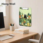 Luminzo Plastic Cute Clipboard Low-Profile Metal Clip, A4 Letter Size 9 x 12.5 - Image 5
