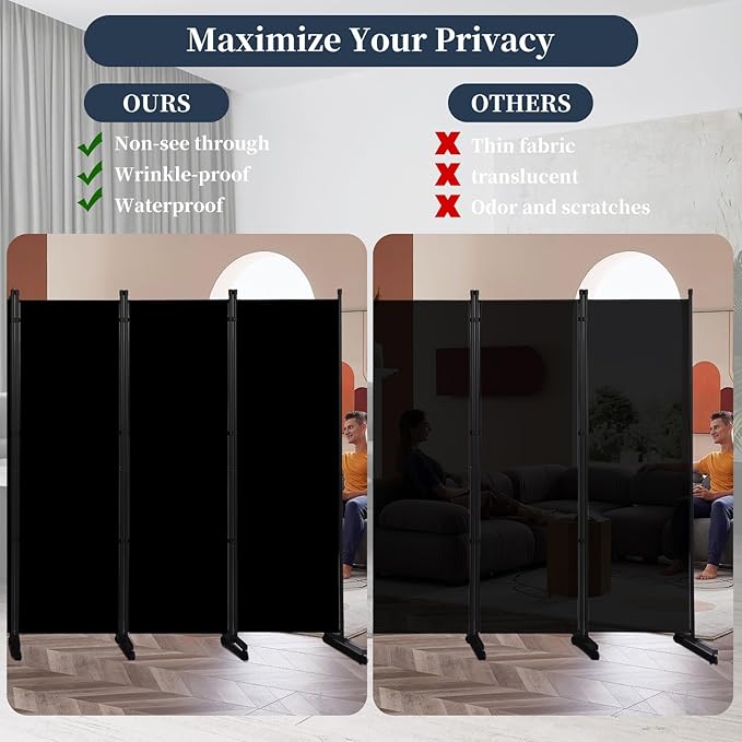 Room Divider Folding Privacy Screens - Image 3