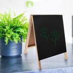 ADOCARN Double-Sided Standing Blackboard Small Chalkboard Message Board - Image 8