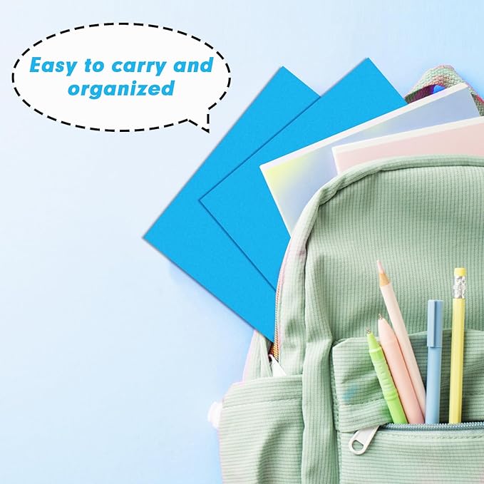 Two Pocket Folders, RAZCC 50 Pack 2 Pocket Folders Fit Letter Size Paper - Image 6
