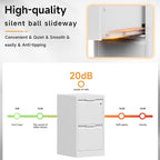 Bestoo 2-Drawer File Cabinet - Image 8