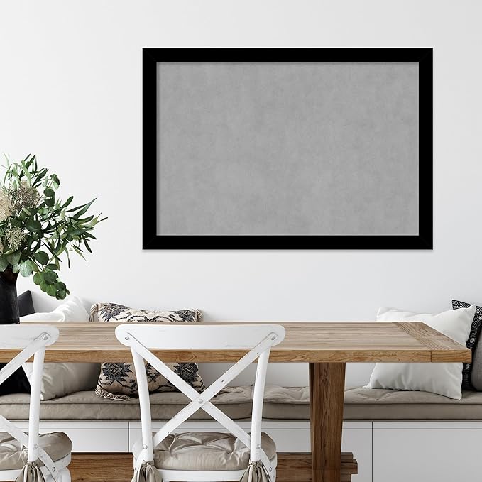 Amanti Art Black Framed Magnetic Board 27x39 Large Vision Board - Image 5