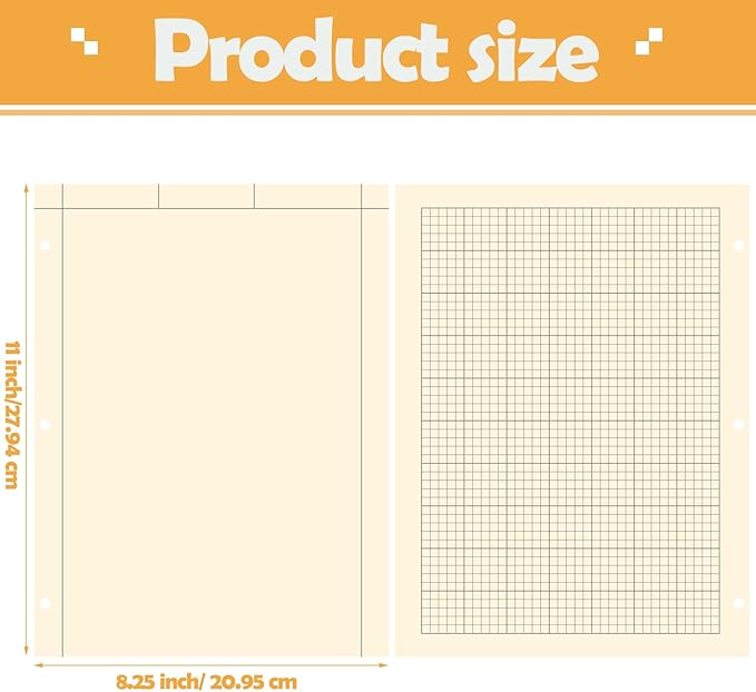 Seajan 2 Pcs Engineering Paper Notebook Engineering Computation Pad 8.5 x 11 - Image 2
