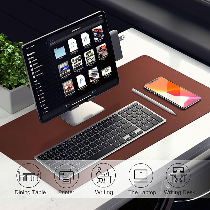 Large Desk Pad Mat, 47.2'' x 23.6'' Computer Mat - Image 5