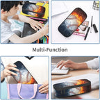 HKHEHOP Baseball Ball Pencil Case Big Capacity Storage Pencil Pouch Stationery - Image 8