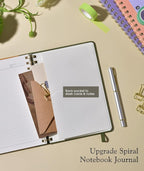 Lined Spiral Journal Notebook, A5 Hardcover Spiral Journals - Image 6