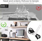 Donruby 24Pcs Silicone Cable Ties - Image 7