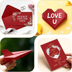 Red Cardstock 8.5" x 11 ", Valentine Day Cardstock Paper, 40 Sheets Red Card - Image 7
