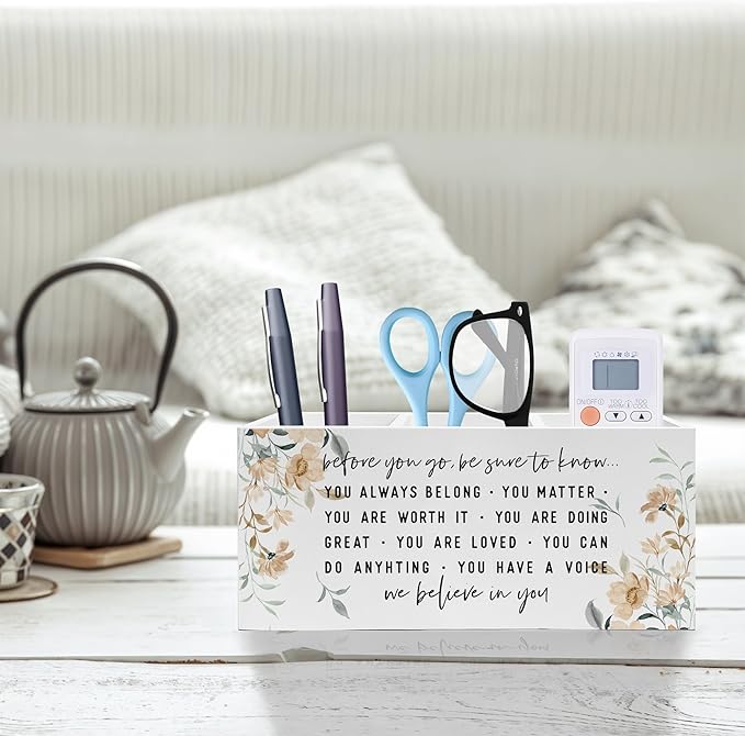 Exqcom Before You Go Inspirational Pen Pencil Holder, Motivational Gifts - Image 2