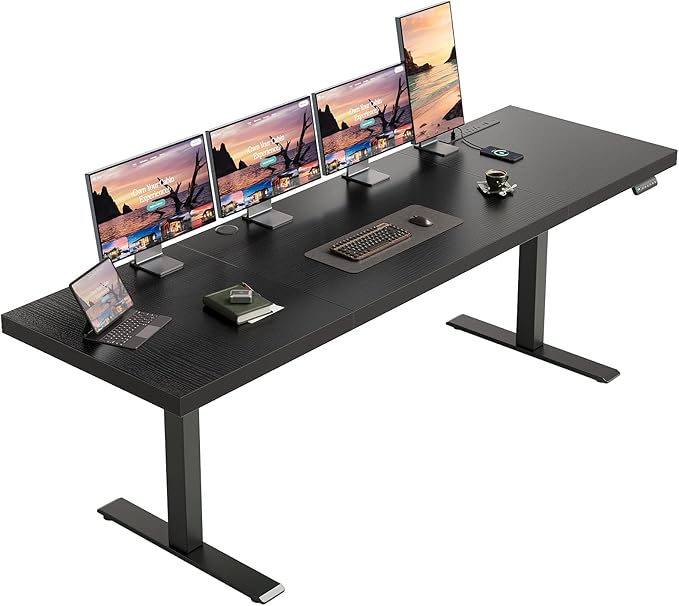 OffiGo 79 Inch Executive Electric Standing Desk, Height Adjustable Desk by OfficeGo-ForHomeOfficeWork