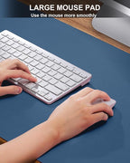 Pu Leather Desk Protector, Non-Slip Laptop Mat - Image 3