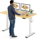SANODESK Electric Standing Desk 55 x 28 Inches Whole-Piece Desktop Height by sanodesk