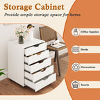 Giantex 5-Drawer Mobile Storage Cabinet - Image 5