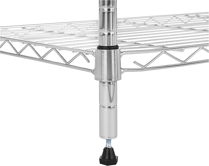 Amazon Basics 5-Shelf Adjustable, Storage Shelving Unit, Steel Organizer Wire - Image 5