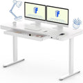 FLEXISPOT 55" White Electric Standing Desk by FlexiSpot