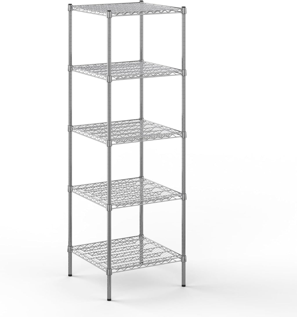 Regal Altair 24" Deep x 24" Wide x 74" Height Wire Shelving Kit | 5-Tier | NSF