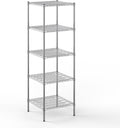 Regal Altair 24" Deep x 24" Wide x 74" Height Wire Shelving Kit | 5-Tier | NSF