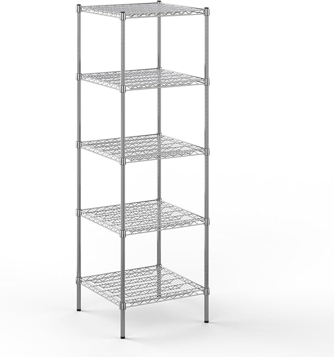 Regal Altair 24" Deep x 24" Wide x 74" Height Wire Shelving Kit | 5-Tier | NSF by Regal+Altair