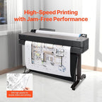 VEVOR Wide Format Paper, 24 in x 150 ft Plotter Paper, 4 Rolls CAD Bond Rolls - Image 5
