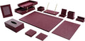 RitPin Desk Set，11-Piece Leather Desk Organizer Set, Executive Office