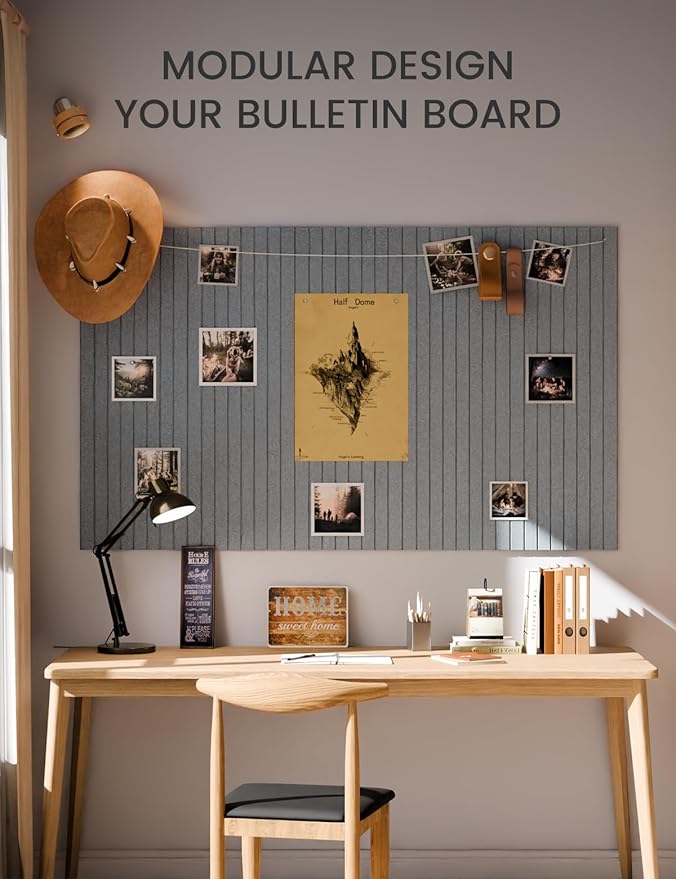 Large Felt Bulletin Board 36"x24" Cork Board Alternative - Image 5