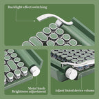 Adventurers Retro Typewriter-Style Mechanical Keyboard, 83 Keys, 75% Compact - Image 4