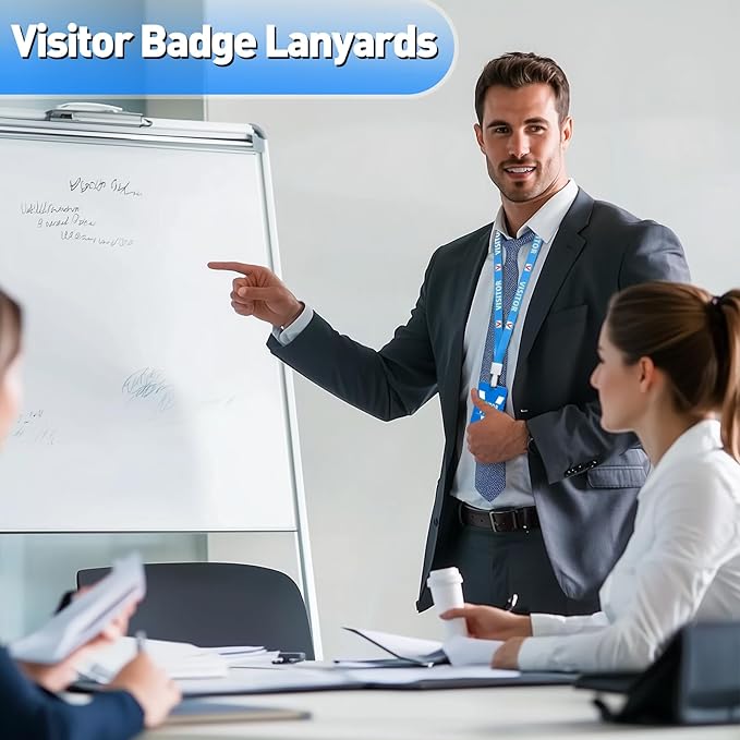 Visitor Badge Lanyards Volunteer Badge Holder - Image 8