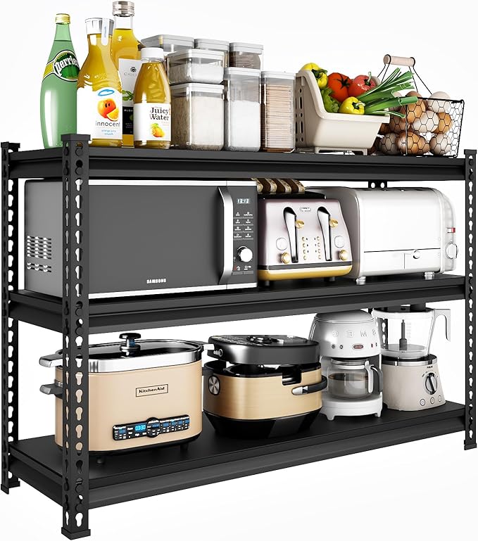 SDXYSTCE 48" W Garage Shelving Heavy Duty, 1500LBS Loads Adjustable Garage - Image 8