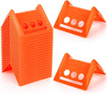 20 Packs Edge Protectors for Cargo Loads, Flatbed Corner Protectors, Tiedown Plastic Protector, Truck Shipping, Protects Cargo Edges, Orange