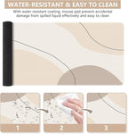 iCasso Extended Gaming Mouse Pad, Large Stable Rubber Base Mousepad - Image 4