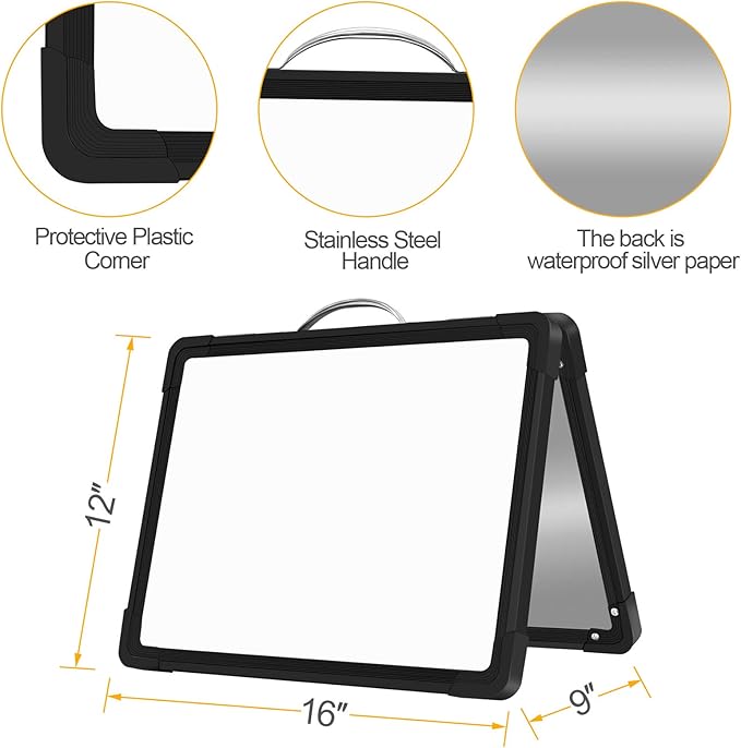 H-Qprobd Small Dry Erase White Board - Image 2