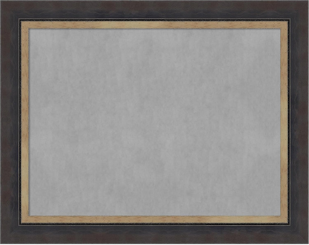 Amanti Art Black Framed Magnetic Board 23x29 Medium Vision Board