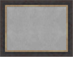 Amanti Art Black Framed Magnetic Board 23x29 Medium Vision Board