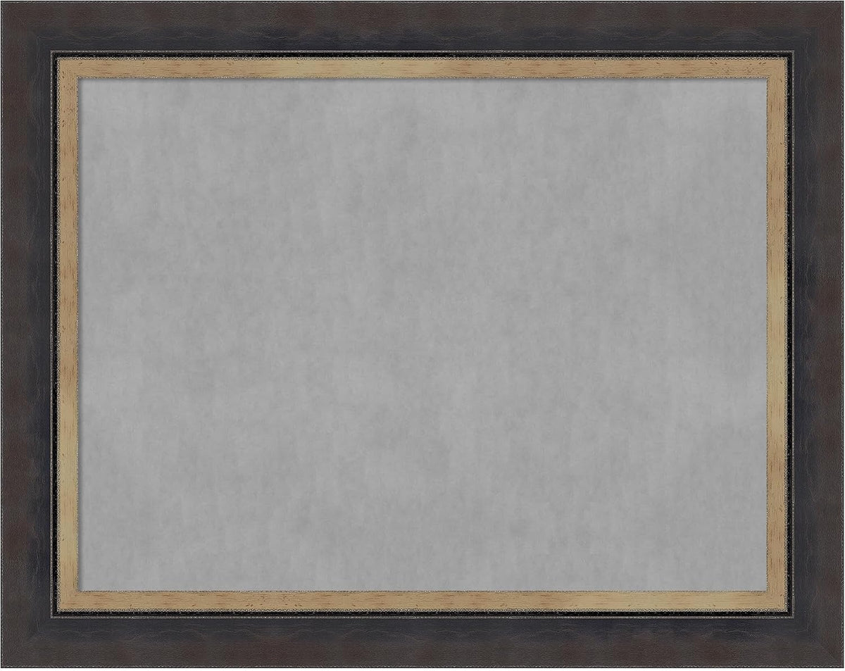 Amanti Art Black Framed Magnetic Board 23x29 Medium Vision Board