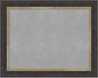 Amanti Art Black Framed Magnetic Board 23x29 Medium Vision Board by AmantiArt