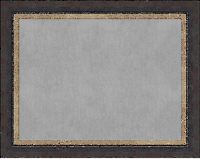 Amanti Art Black Framed Magnetic Board 23x29 Medium Vision Board by AmantiArt