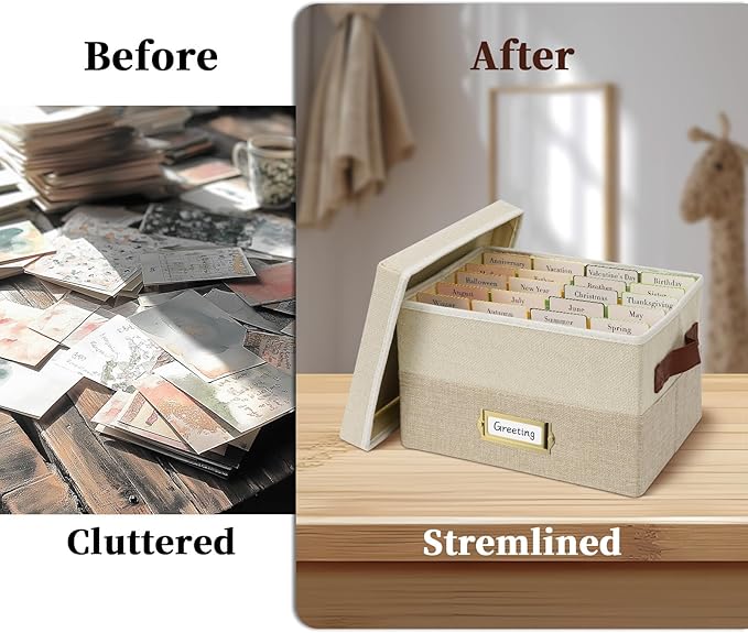 Vienrose Greeting Card Organizer Box - Image 5