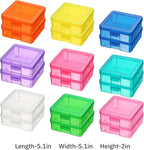 novelinks Stackable Plastic Clear Storage Box Containers - Image 4