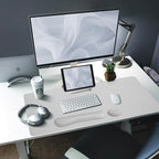 Bloss Leather Desk Pad and Keyboard Wrist Rest, Large Mouse Pad + Keyboard - Image 2