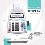 CATIGA New & Upgraded 2025 Printing Calculator Adding Machine 10 Key, Desktop - Image 6