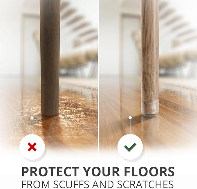X-Protector Silicone Chair Leg Floor Protectors - Image 2