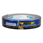 ABRO Blue Painters Tape 1 Inch Wide, 24mm x 55M, All Purpose Blue Tape by ABRO